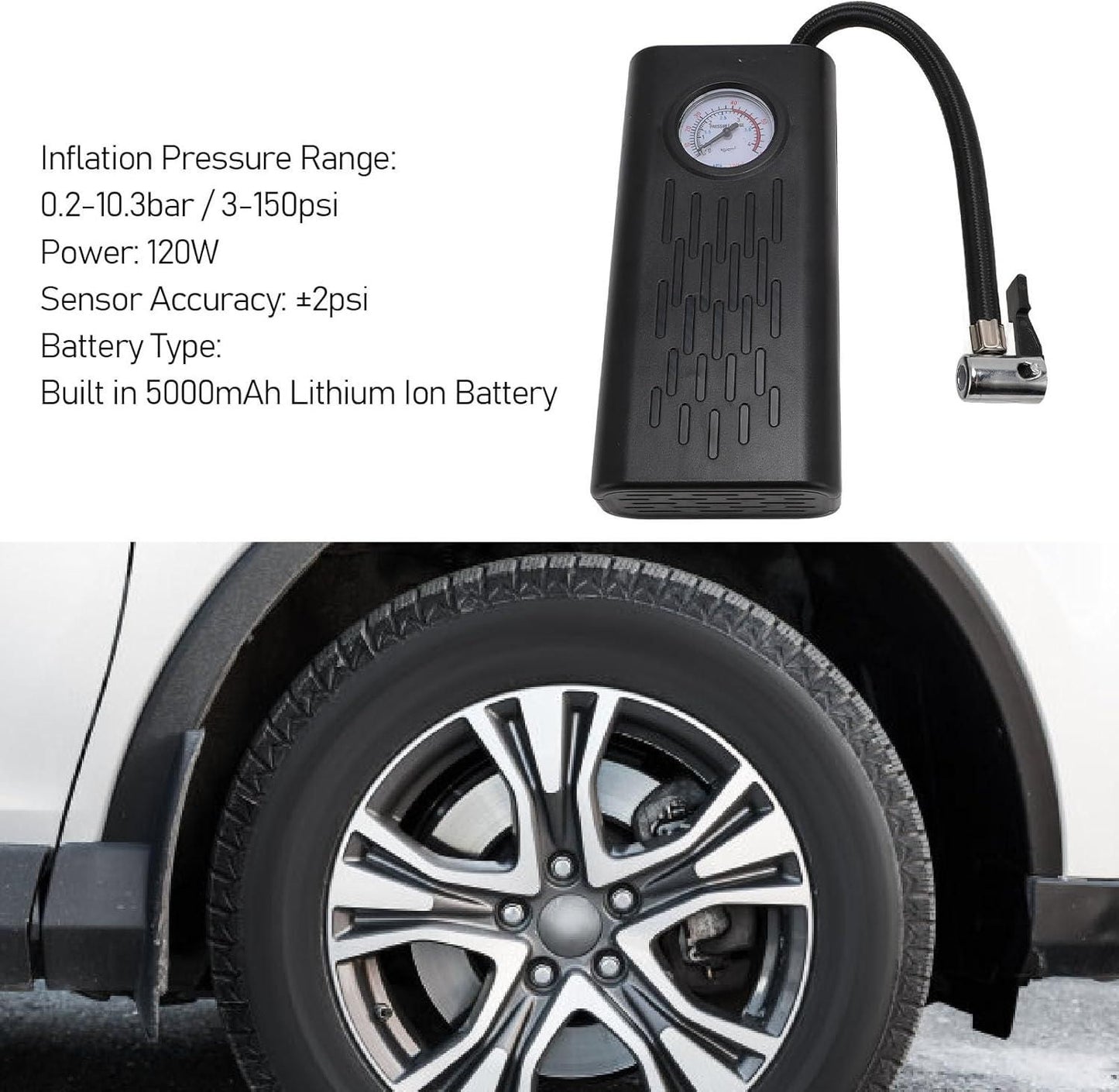 CarEssential Portable Tire Inflator