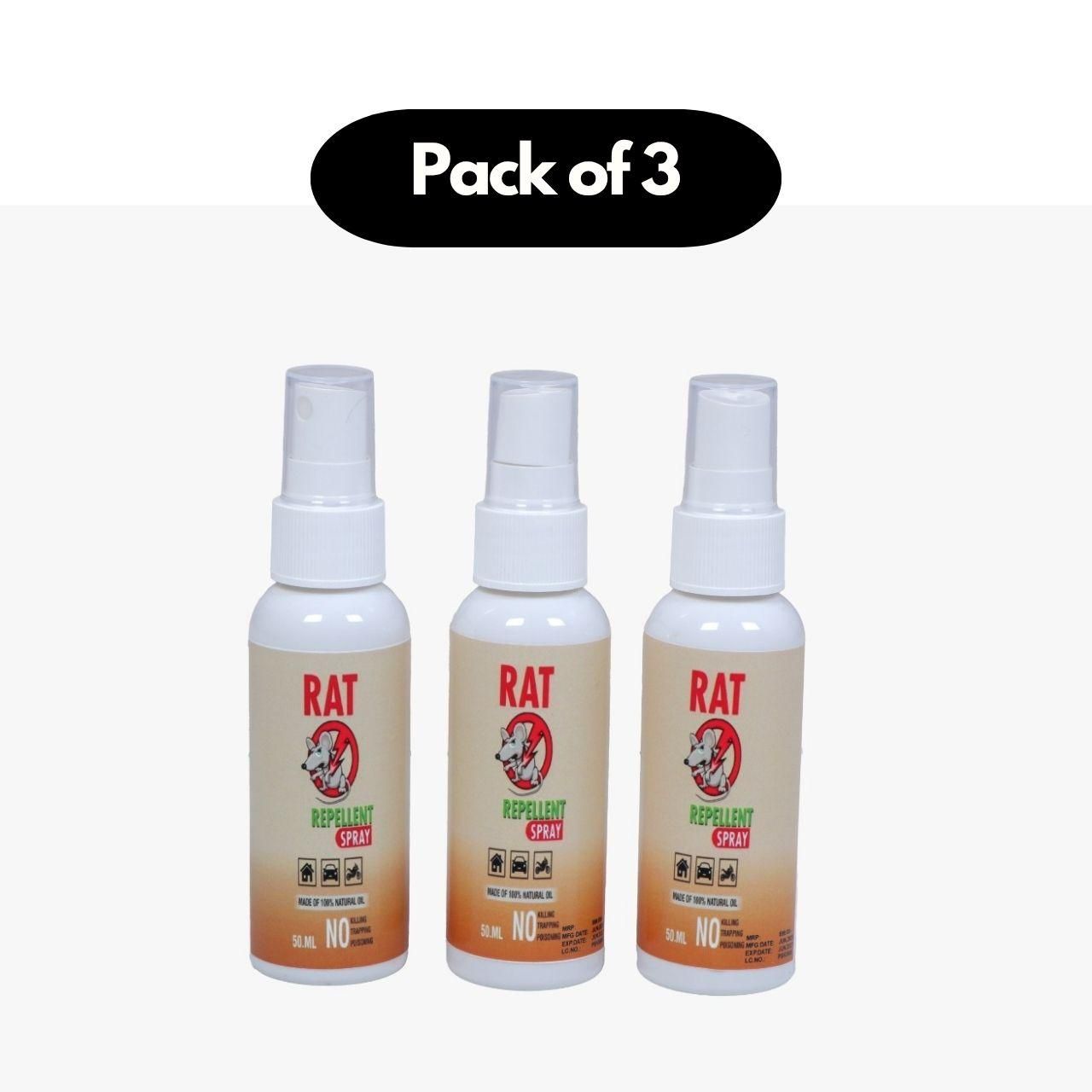 ShinyCare Rodent Repellent Spray 50ML (Pack of 3)